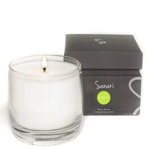 ❣️2/$36 NIB Sanari Plant Based Candle in Sorbetto Blood Orange 8.5 Oz; 40 hours